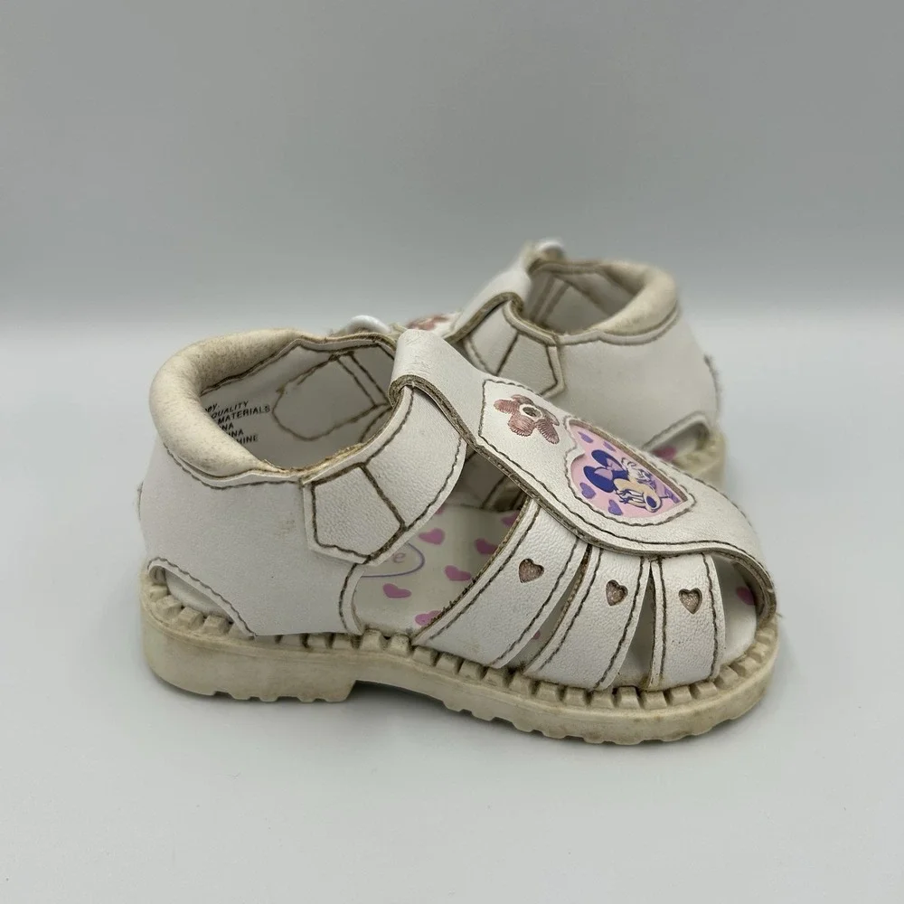 Vintage‎ Disney Minnie Mouse Sandals Size 4 Toddler Girl Rare